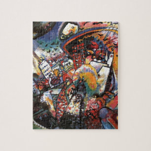 Quebra-cabeça Kandinsky Moscou I Cityscape Abstrato Painting