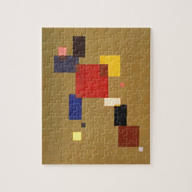 Quebra-cabeça Kandinsky Treze Retângulos Abstrato Painting (Vertical)