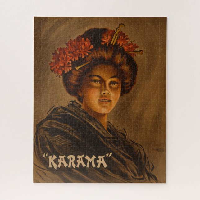 Quebra-cabeça Karama Japan Geisha Oiran Girl Courtesan (Vertical)