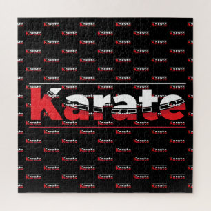 Quebra-cabeça Karate Martial Arts Red