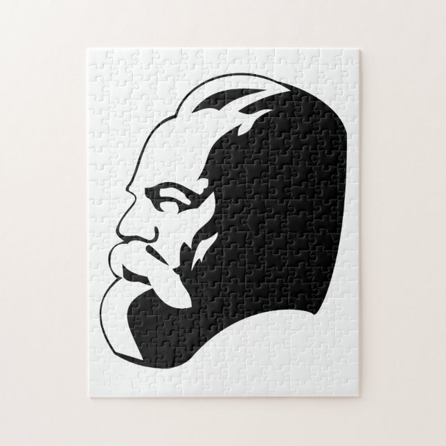 Quebra-cabeça Karl Marx, Comunismo, Socialismo, União Soviética (Vertical)