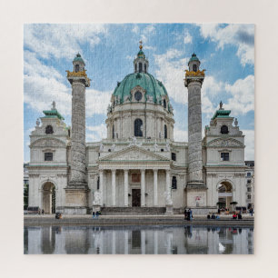 Quebra-cabeça Karlskirche em Viena, Áustria