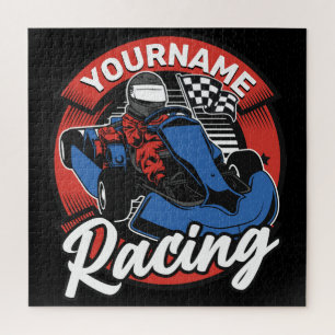 Quebra-cabeça Kart Personalizado Corrida Extrema Karting