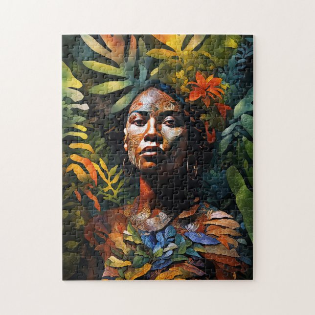 Quebra-cabeça "Karuma" Sonho Selvagem - Mulheres Na Amazônia (Vertical)