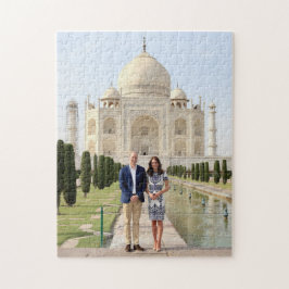 Quebra-cabeça Kate e William - Taj Mahal