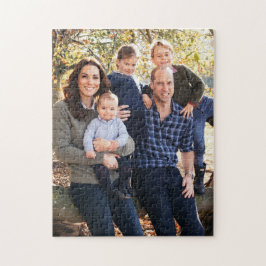 Quebra-cabeça Kate, William e crianças