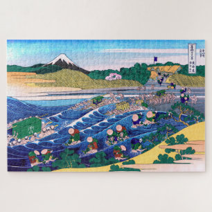Quebra-cabeça Katsushika Hokusai - Fuji do Kanaya no Tokaido