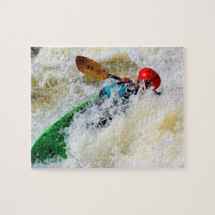 Quebra-cabeça Kayak Whitewater Adrenaline Rush - 8x10
