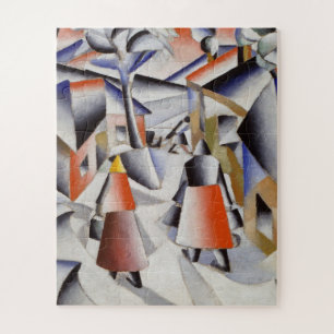 Quebra-cabeça Kazimir Malevich - Manhã Na Vila
