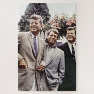 Quebra-cabeça Kennedy Brothers, Presidente John, Robert & Ted
