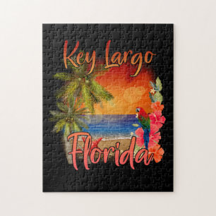 Quebra-cabeça Key Largo Florida Keys Tropical Beach Sunset