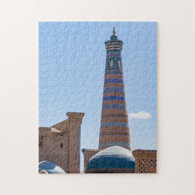 Quebra-cabeça Khiva, Uzbequistão - Islam Khodja Minaret (Vertical)