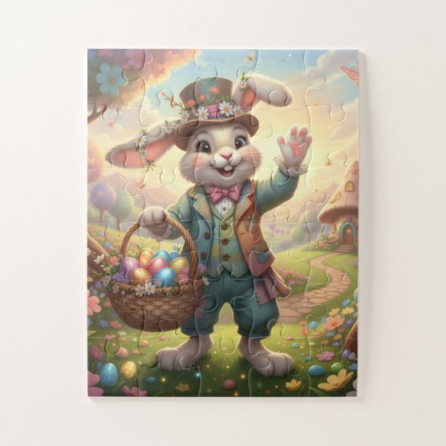 Quebra-cabeça Kids Easter Bunny puzzle - 30 oversized pieces (Vertical)