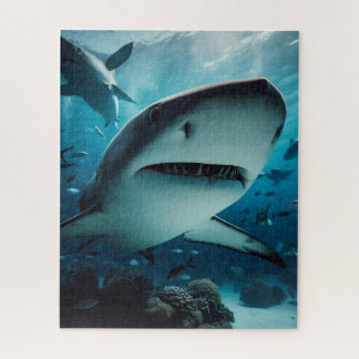 Quebra-cabeça Killer shark ocean jigsaw puzzle