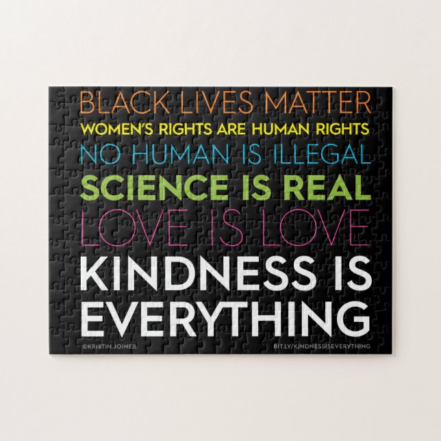 quebra-cabeça #KindnessisEverything de 252 partes (Horizontal)
