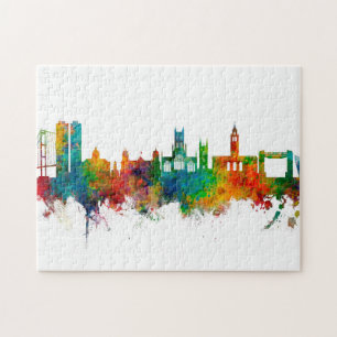 Quebra-cabeça Kingston on Hull England Skyline