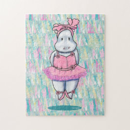 Quebra-cabeça KiniArt Hippo Ballerina