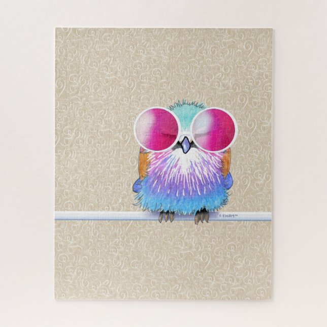 Quebra-cabeça KiniArt Rolar Lilás-Peito (Vertical)