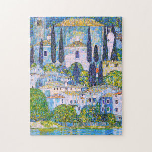 Quebra-cabeça Kirche de Gustav Klimt na pintura Cassone