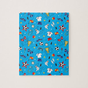 Quebra-cabeça Kit de Jogadores de Futebol do Boys Soccer Balls