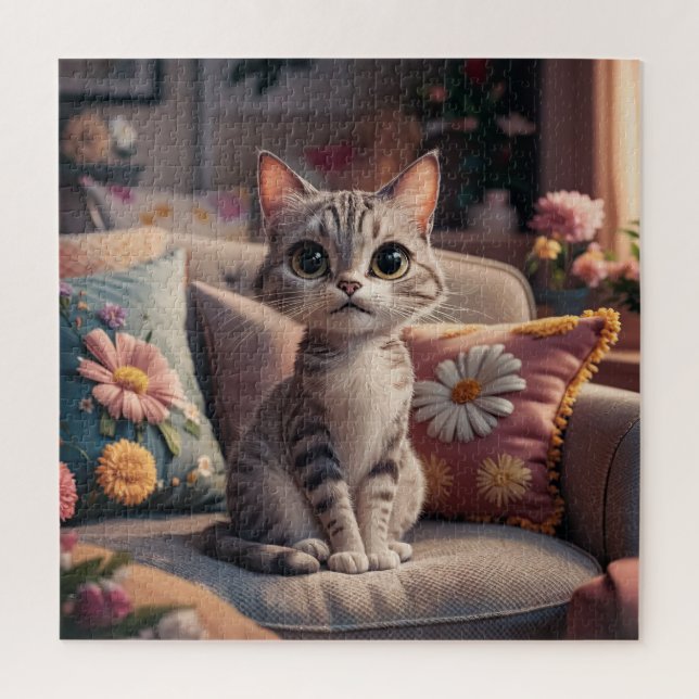 Quebra-cabeça Kitten (Vertical)