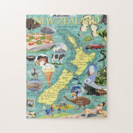 Quebra-cabeça Kiwiana da Nova Zelândia