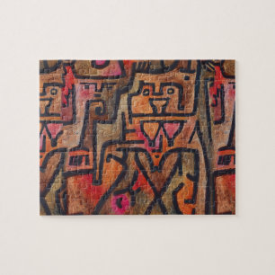 Quebra-cabeça Klee Abstrato Forest Expressionista Arte Moderna