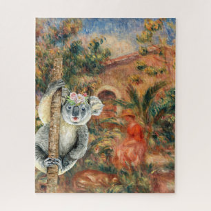 Quebra-cabeça Koala e Renoir Farmhouse