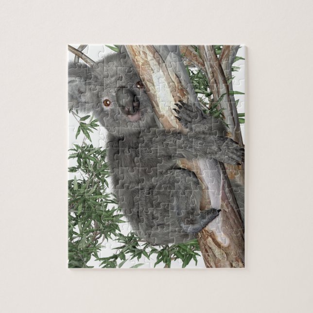 Quebra-cabeça Koala em uma árvore (Vertical)