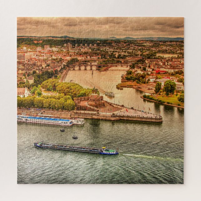 Quebra-cabeça Koblenz Alemanha (Vertical)