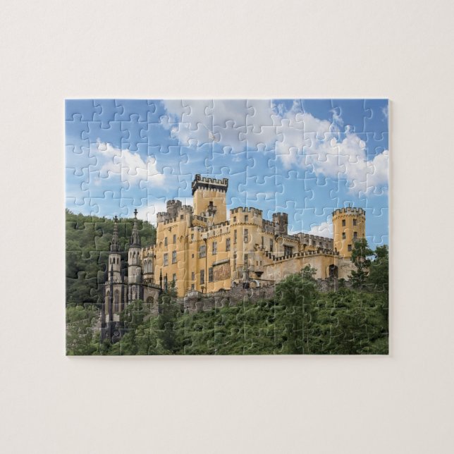 Quebra-cabeça Koblenz, Alemanha, Castelo Stolzenfels, Palácio (Horizontal)
