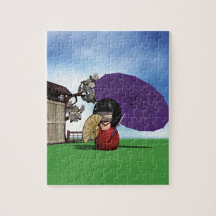 Quebra-cabeça Kokeshi Doll