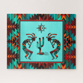 Quebra-cabeça Kokopelli E Cactus