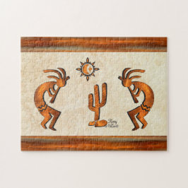 Quebra-cabeça Kokopelli E Cactus