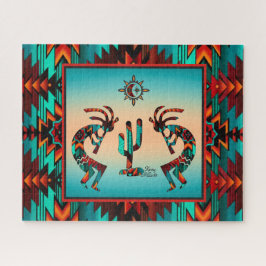 Quebra-cabeça Kokopelli E Cactus