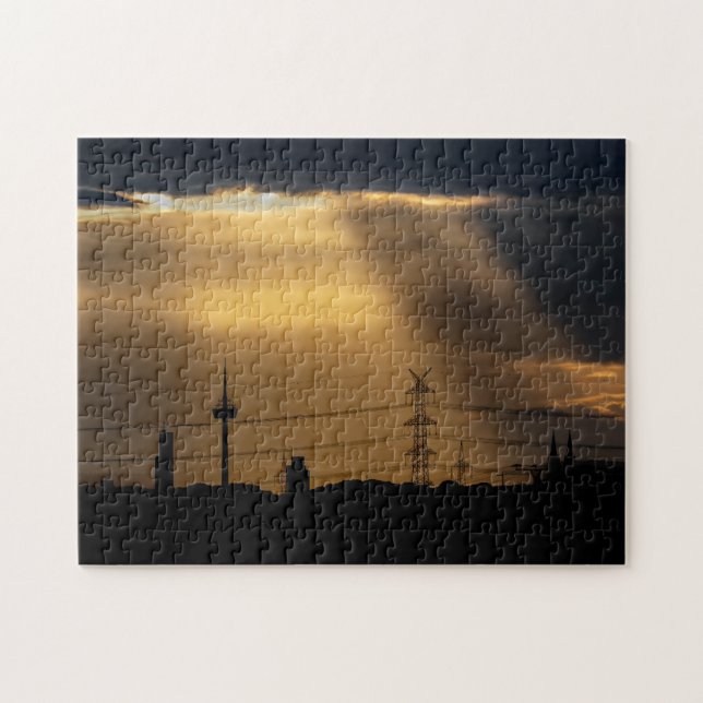 Quebra-cabeça Köln Skyline Puzzle (Horizontal)