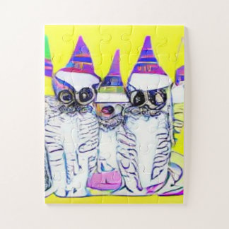 Quebra-cabeça kool katz esquisito