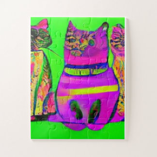 Quebra-cabeça kool katz esquisito