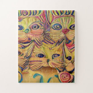 Quebra-cabeça kool katz esquisito