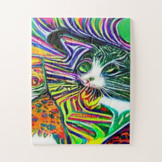 Quebra-cabeça kool katz esquisito