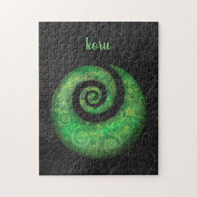 Quebra-cabeça koru - novo fruto (Vertical)
