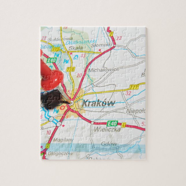 Quebra-cabeça Kraków, Krakow, Cracow no Polônia (Vertical)