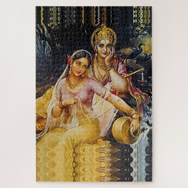 Quebra-cabeça KRISHNA - Deidade hindu - (Vertical)