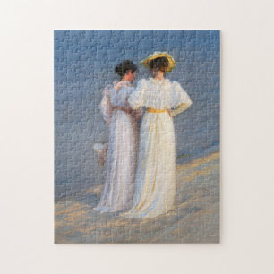 Quebra-cabeça Kroyer - Noite de Verão em Skagen Beach Closeup