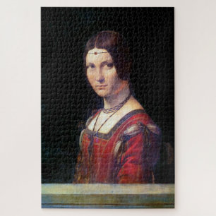 Quebra-cabeça La Belle Ferronniere, Leonardo da Vinci