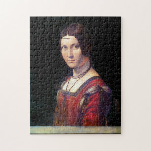 Quebra-cabeça La Belle Ferronniere, Leonardo da Vinci
