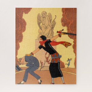 Quebra-cabeça La Colere por George Barbier