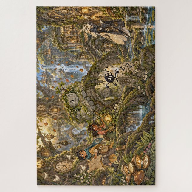 Quebra-cabeça La Forêt Racine-Heure (Vertical)