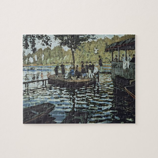 Quebra-cabeça La Grenouillere de Claude Monet | (Horizontal)