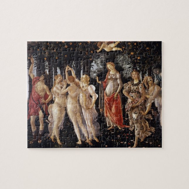 Quebra-cabeça La Primavera (primavera) por Sandro Botticelli (Horizontal)